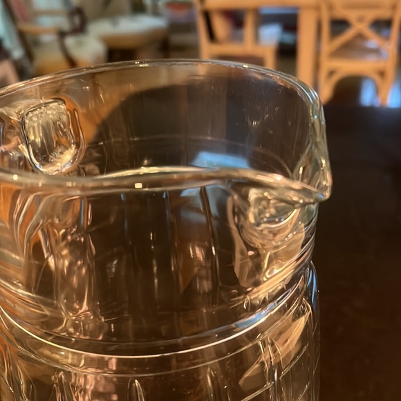 Square Design 9" Glass Pitcher - Picture 7 of 10